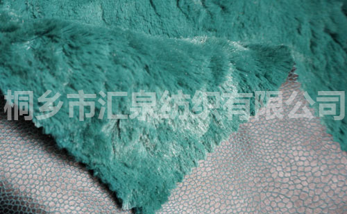 緯編麂皮絨復合毛皮